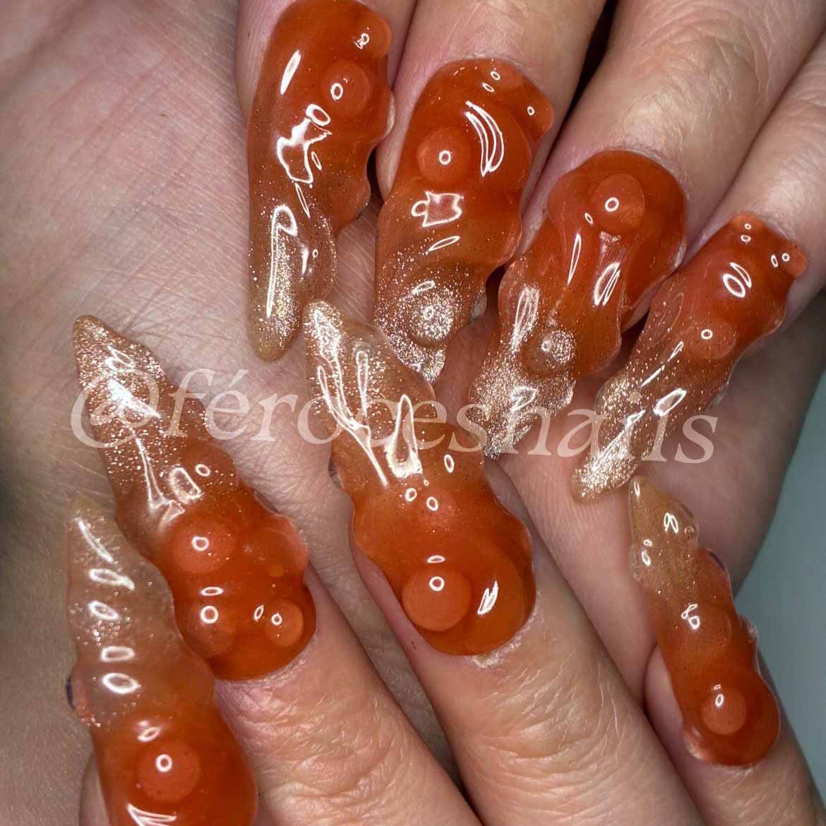 Shooting star - Press-on nails stiletto